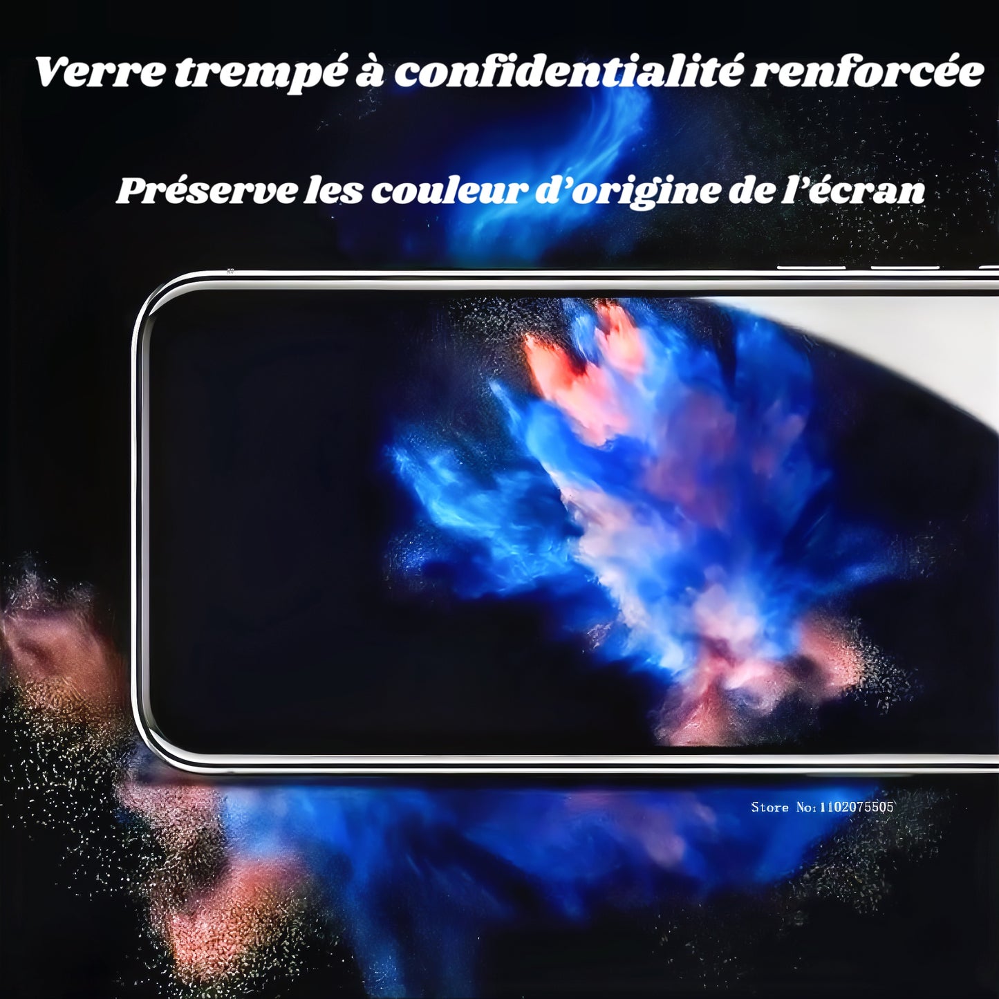 Pack de 2 Protecteurs d'Écran de Confidentialité - Compatible iPhone 7 à iPhone 15