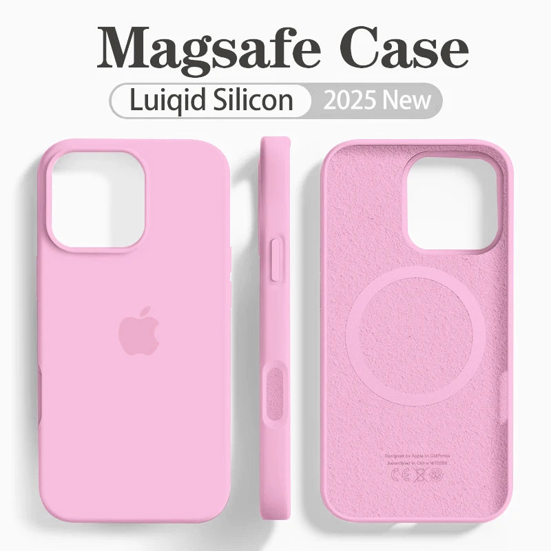 Coque Silicone MagSafe Pour IPhone 12/12 Pro/13/13 Pro/13 Pro Max/14/14 Pro/14 Pro Max