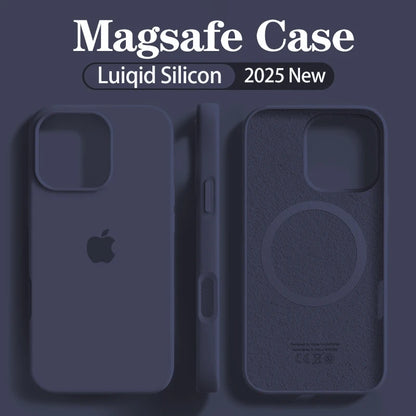 Coque Silicone MagSafe Pour IPhone 12/12 Pro/13/13 Pro/13 Pro Max/14/14 Pro/14 Pro Max